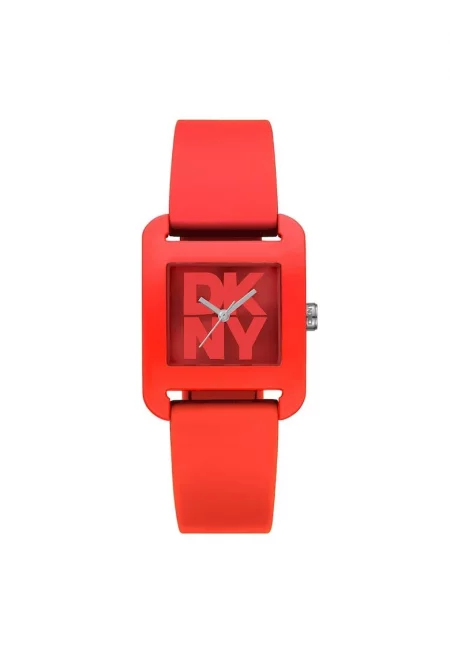 Дамски часовник  модел DK1L002P0075 - червен - 26x30мм - водоустойчив 3 АТМ