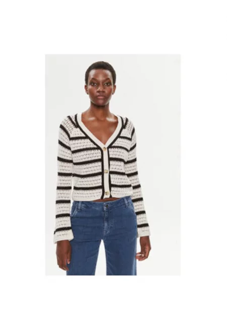 Дамски кардиган -  303995539 - Памук/Акрил - Бежов