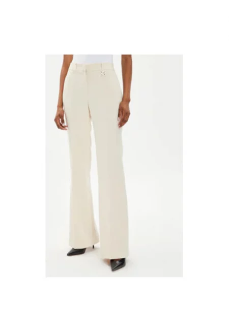 Дамски панталон -  304345531 - Бежов