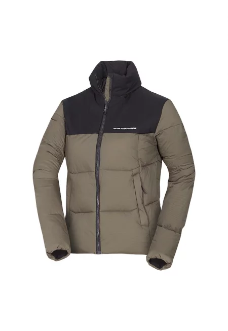Дамско външно яке 10K/10K 2L Mindi blackdarkgreen - Черен