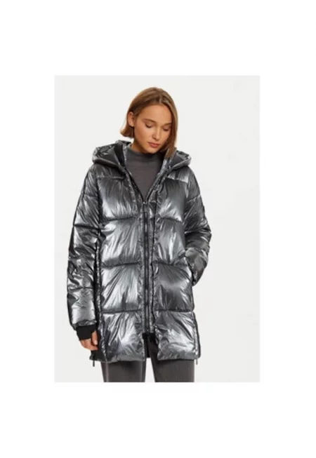 Дамско яке -  304864896 - Полиамид - Сив - Сив