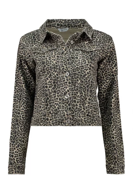 Дънково яке с принт