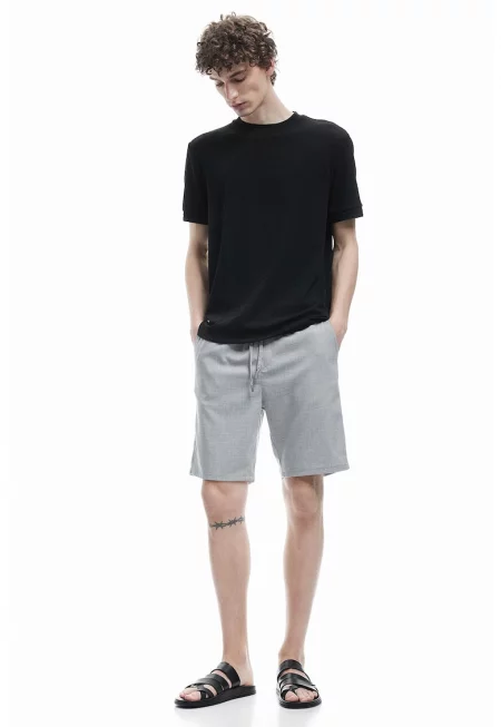 Едноцветни слим бермуди