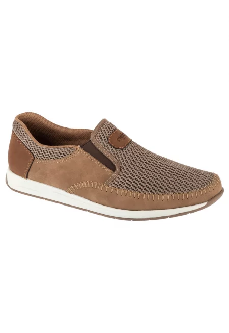 Ежедневни мъжки обувки  Moccasins 11954 - Кафяв