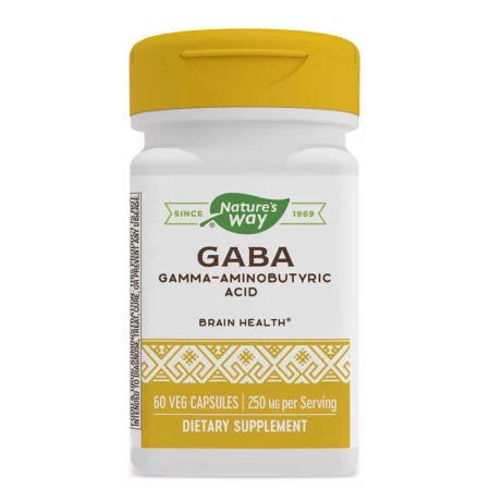 ГАБА – Спокоен сън и баланс на нервната система, 250 mg, 60 капсули