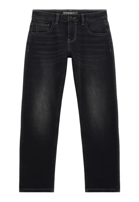 JEANS - Прави дънки с контрастни шевове