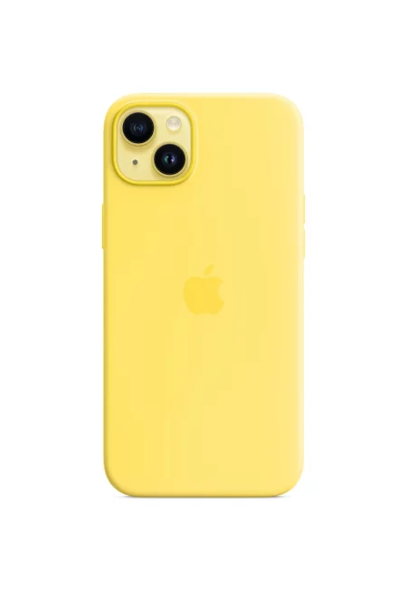 Калъф  Silicone Case with MagSafe - За iPhone 14 Plus - Canary Yellow