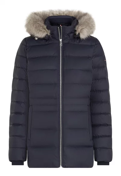 Капитонирано зимно яке с качулка