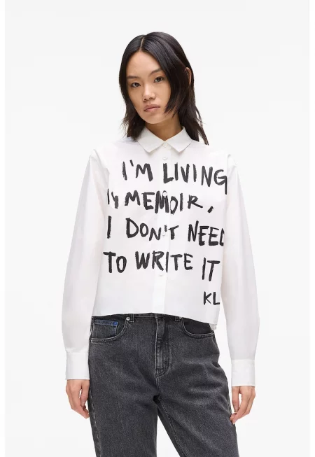 Къса риза с надписи