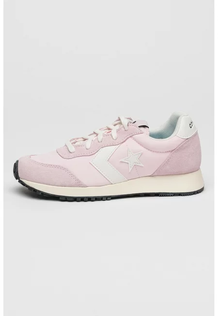 Кецове Omega с велур - Бял/Пастелнорозов