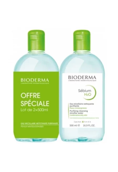Комплект мицеларна вода  Sebium H2O Duo - за мазна и комбинирана кожа
