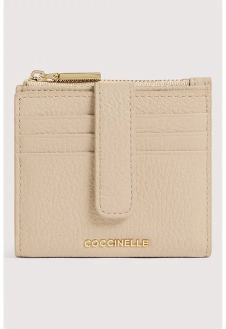 Кожен калъф за карти с лого