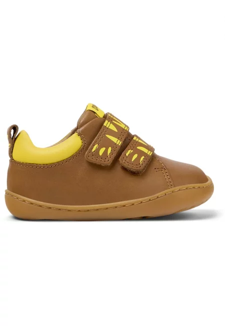 Кожени обувки Peu Cami 8499 с велкро - Кафяв