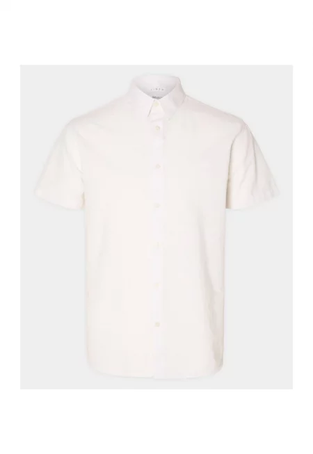 Мъжка риза -  303343248 - Бяла - Памук