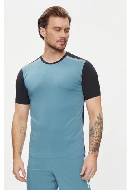 Мъжка тениска -  303442514 - Полиестер - Синя - Син