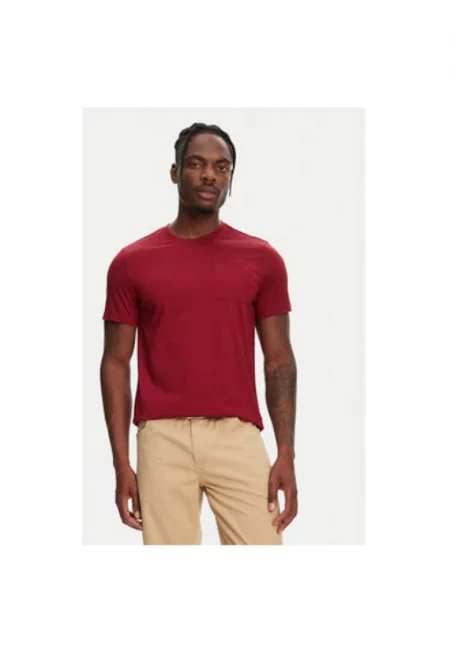 Мъжка тениска  64131EW - Памук - Бордо - Бордо