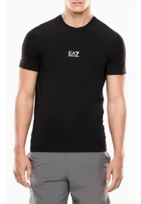 Мъжка тениска -  Vigor7 M Tee Ss Cc - Памук - Черна - Черен