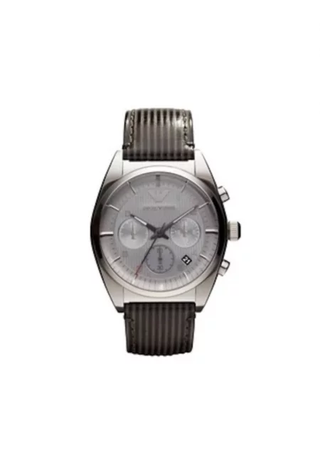 Мъжки часовник ARMANI - модел AR0370 - кварцов - неръждаема стомана/естествена кожа