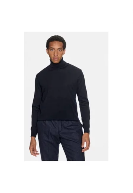 Мъжки суитшърт -  304174131 - Вълнен - Син - Син