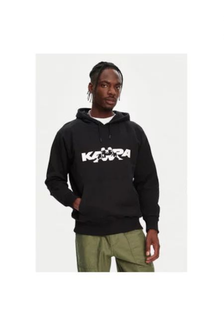 Мъжки суитшърт  341V57W - Органичен памук - Черен - Черен