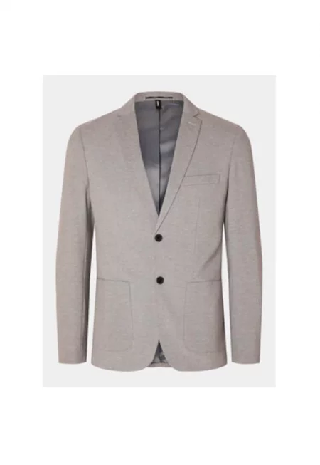 Мъжко яке -  Вискоза - Сиво