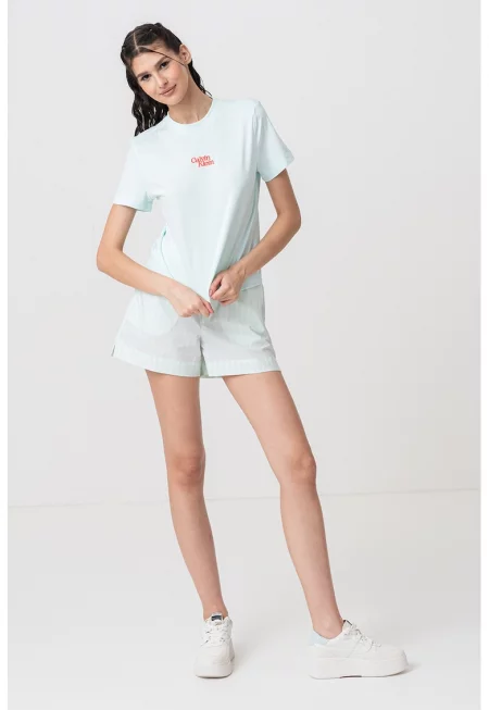 Памучна тениска с лого