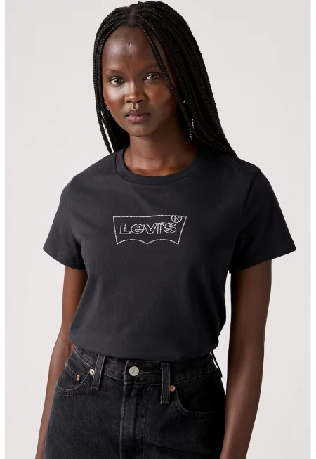 Памучна тениска с овално деколте