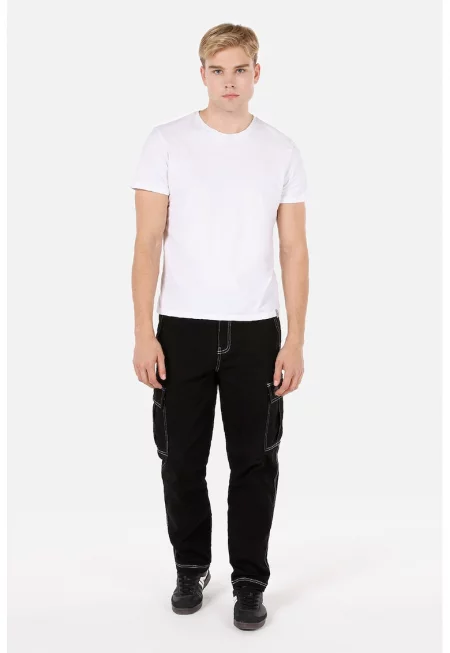 Панталон с памук и джобове встрани