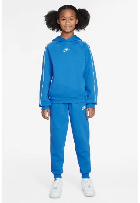 Поларен спортен екип Club - Бял/Син