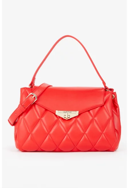 Ръчна капитонирана чанта от еко кожа