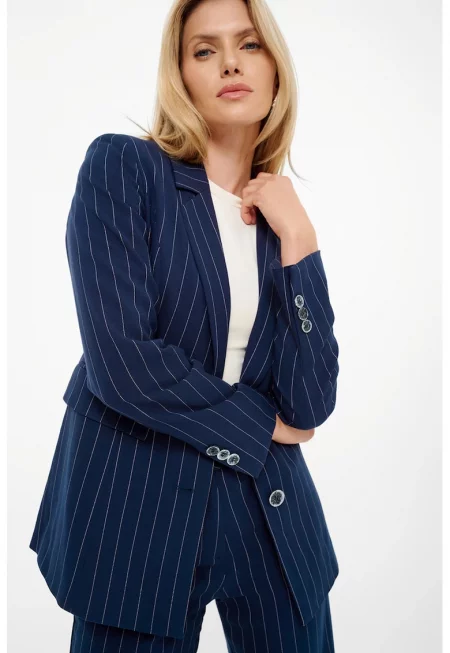 Раирано сако - Тъмносин