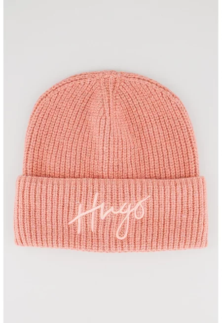 Рипсена шапка с вълна