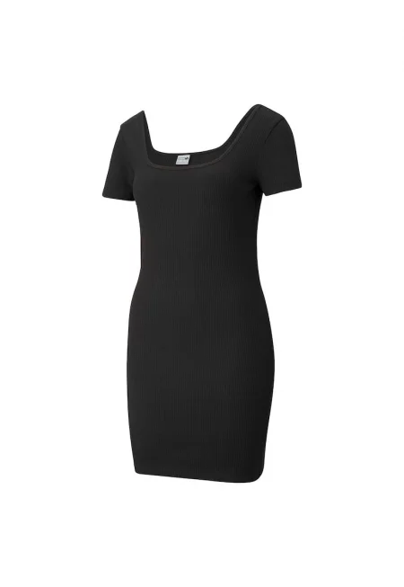 Рокля  Classics Square Neck Ribbed Dress 53161501 Дамска