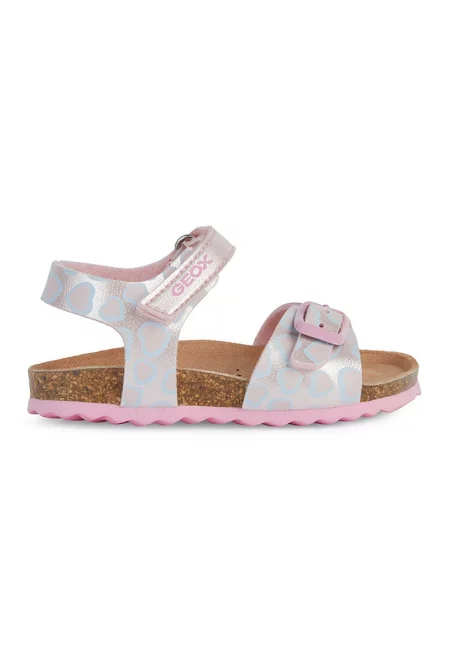 Сандали от еко кожа с принт