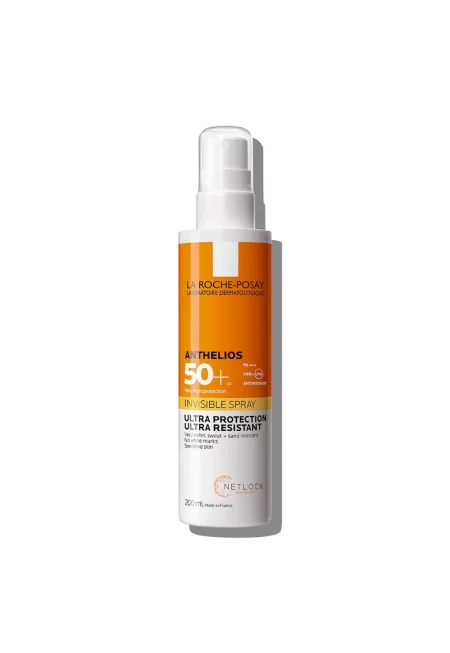 Слънцзащитен спрей  ANTHELIOS SPF 50+ - За чувствителна кожа - Ултра-устойчив - С аромат - 200 мл