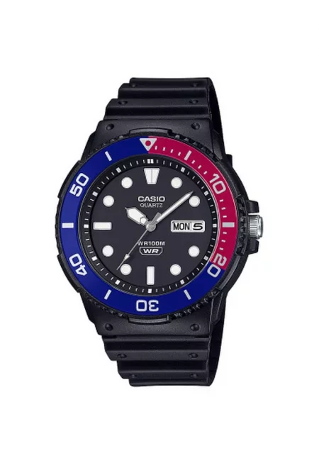 Спортен часовник  MRW-230H-1E2VEF - пластмаса/полиуретан/каучук - черен - кварцов механизъм - водоустойчивост 100м