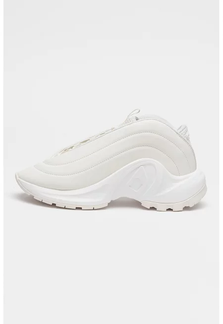 Спортни обувки S-D-Runner X-Slip-on от еко кожа - Бял