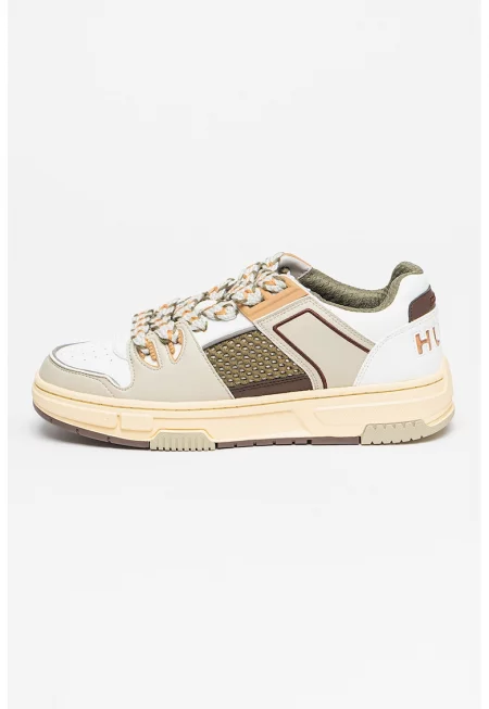 Спортни обувки Yarrow с мрежа - Маслинено зелено/Бял/Светло бежово