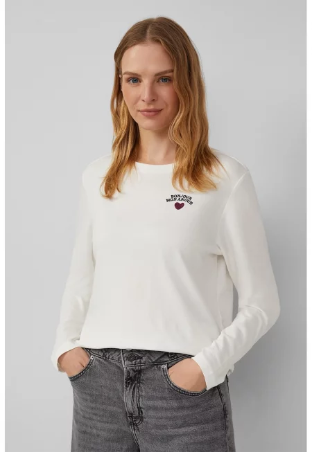 Стандартна блуза с бродерии