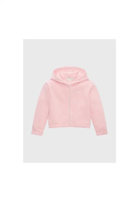 Суичър за момичета -  300599518 - памук - розов - Розово