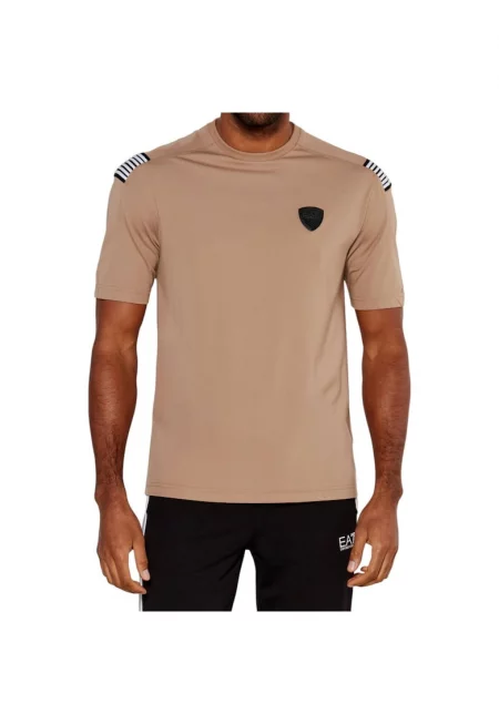 Тениска  EA7 Premium Shield Soccer 38854 - Бежов