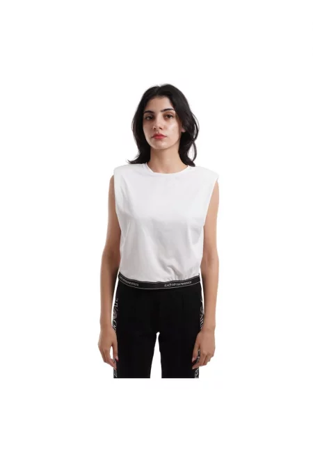 Тениска Emporio Armani  Train Logo Series W Boxy Tee SS Tape 3DTT22TJ6SZ01100