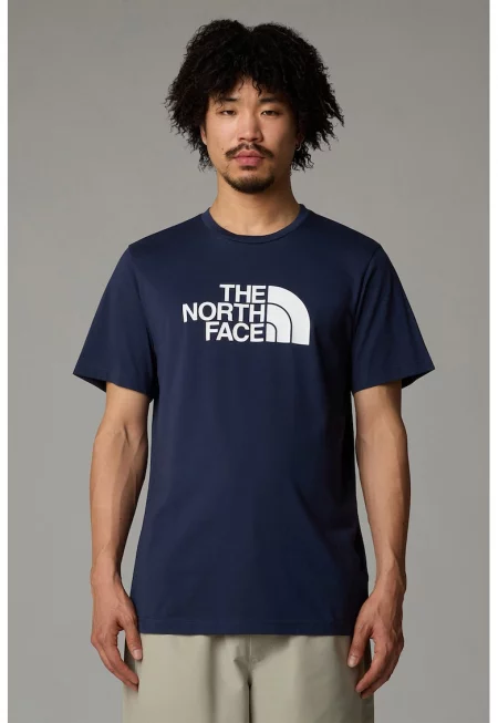 Тениска с лого и овално деколте