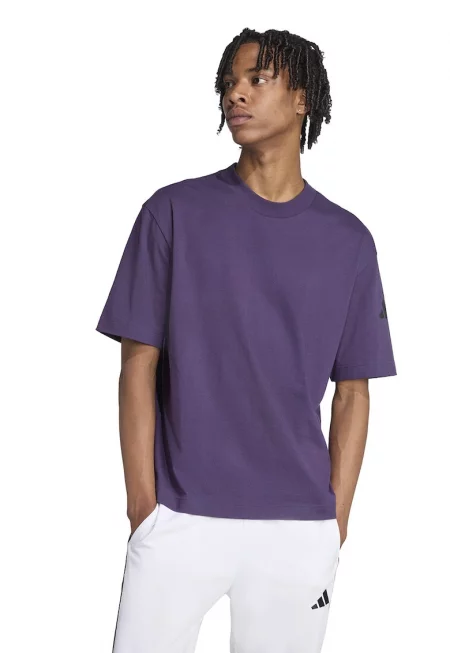 Тениска с овално деколте и лого