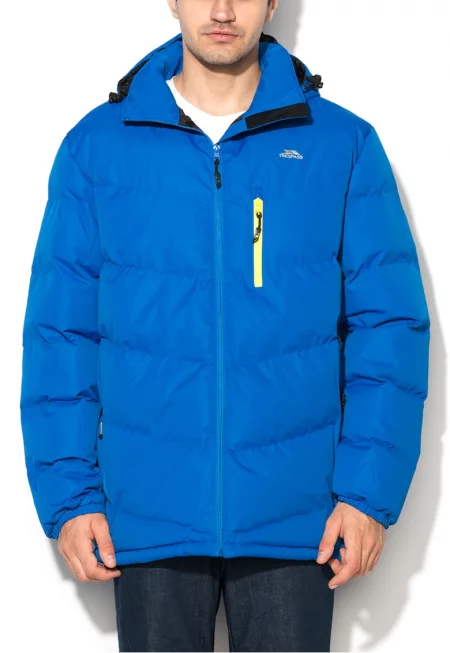 Tresspass - Подплатено зимно яке Blustery с качулка - Син