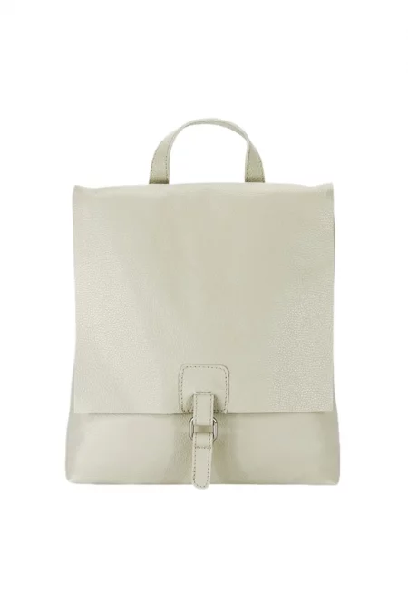 2 в 1 черна раница от естествена кожа 5974-28 M11 17711