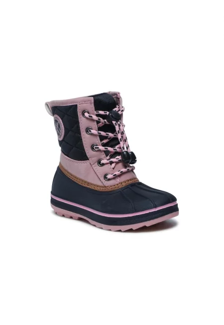 Боти за момиче -  Еко кожа - Розово