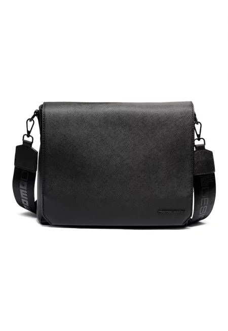 Чанта с лого - Черен