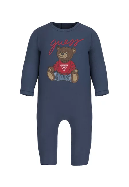 Дълъг плетен гащеризон с лого