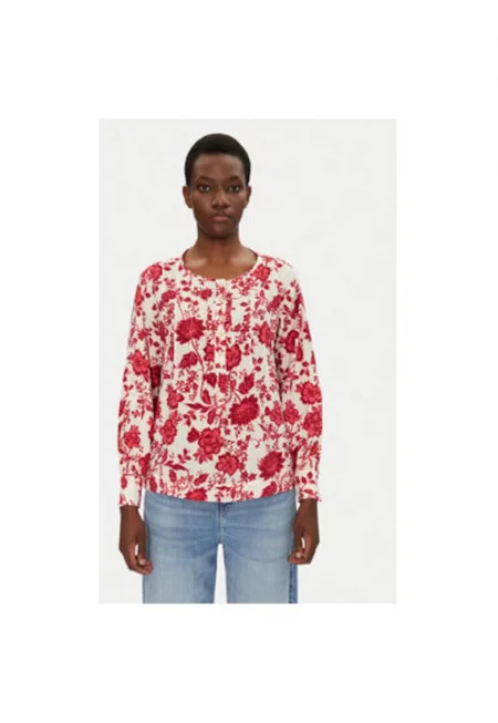 Дамска блуза  20615432 - Вискоза/Полиамид - Розов - Розово